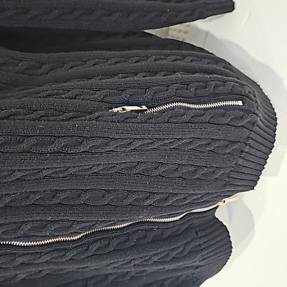 Ralph Lauren Striped Zip-up Jacket w/ Logo Hardware (Size: L) - Picture 6 of 13